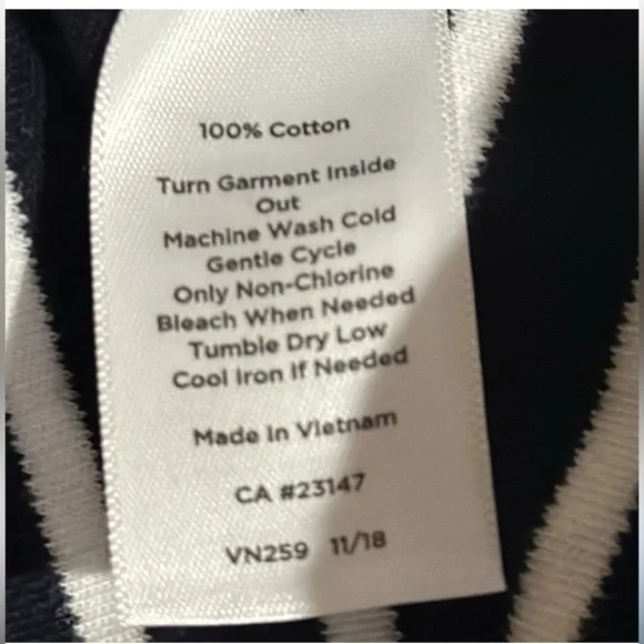 TALBOTS FIT & FLARE KNIT DRESS‎ - STRIPE Sz Lp - Picture 11 of 13